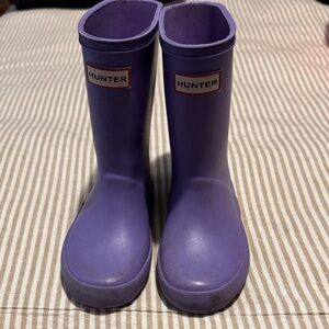 Hunter Kids Lavender Rain Boots